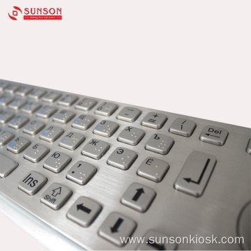 Anti-vandal Stainless Steel Keyboard